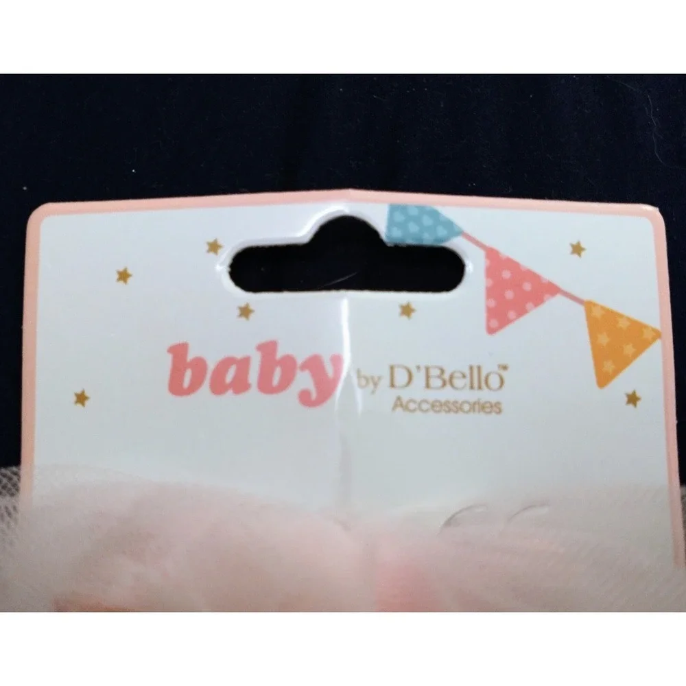 Baby Star Sparkle Infant/Girls Hair Clips Gift Set Pack of 3 D'Bello Accessories